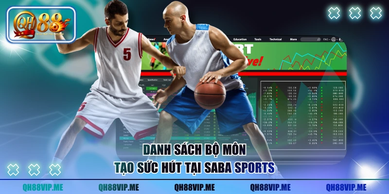 Danh sách bộ môn tạo sức hút tại SABA SPORTS